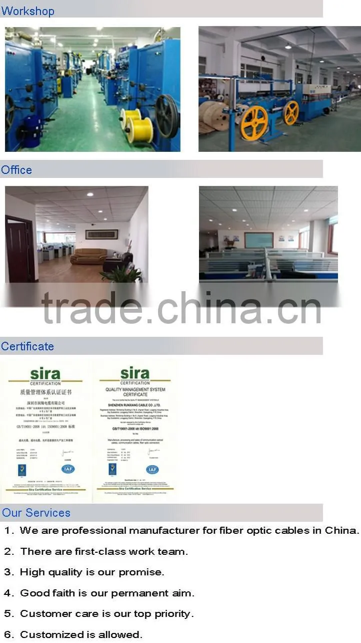 GYXTW unitube ftth fiber cable price per meter