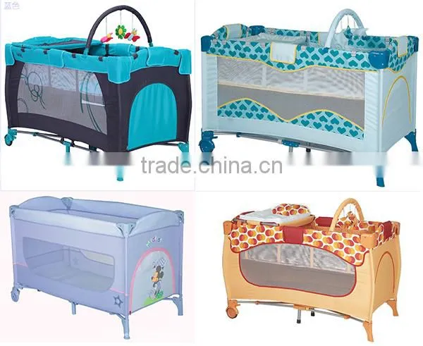 Wood sleigh baby crib