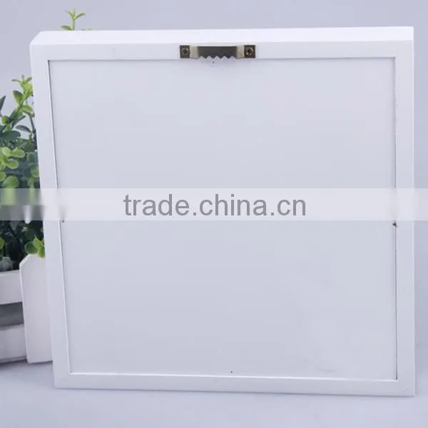Square MDF Photo Frame With The Fabric & Plastic Buttons insert