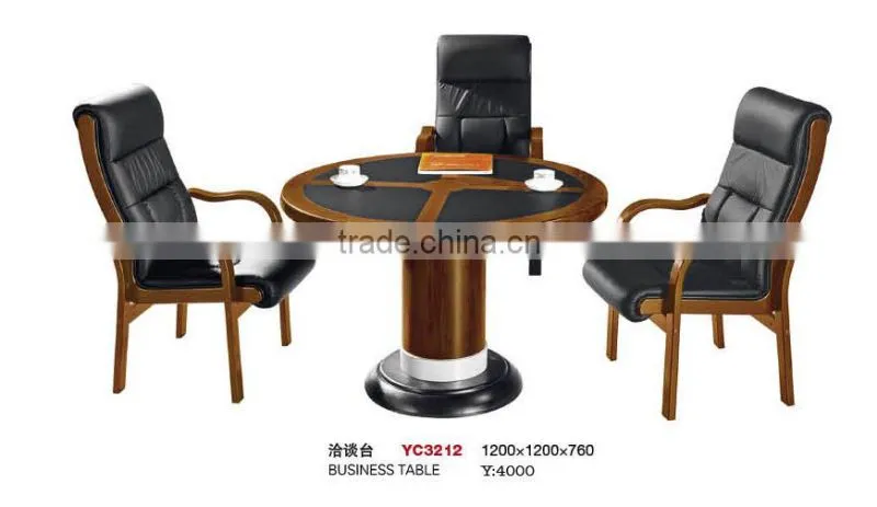 grandiose hdf wood glass conference table factory sell directly YYMD9
