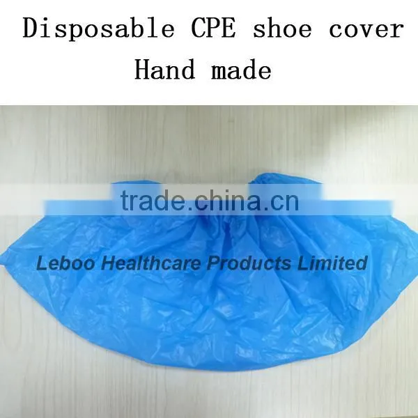 Disposable PE CPE protective shoe cover