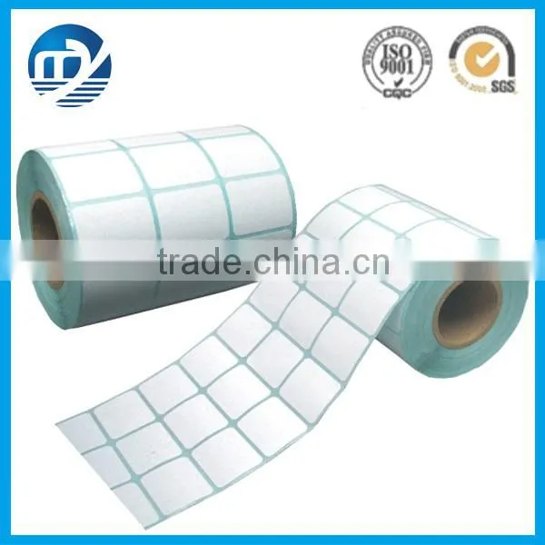 Self-adhesive private label sticker in roll