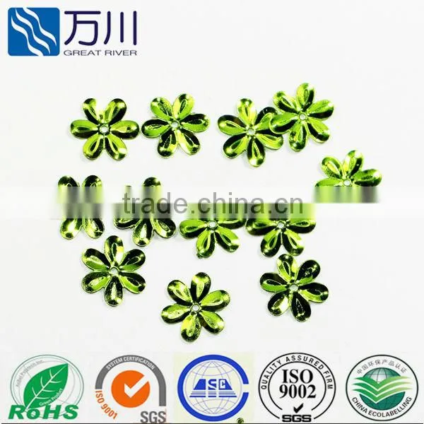 Bulk Red Color Flower Loose Sequin in 2014 New Design