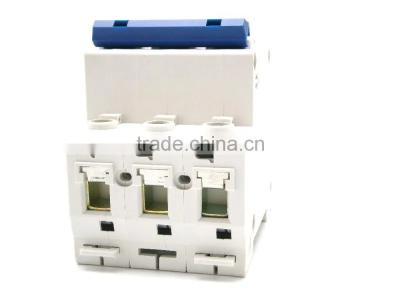 6-63A 3 Pole 6Ka mcb electrical mcb