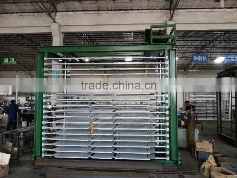 HSP-F2600B semi-auto panel loader/plywood production line/hot press loader