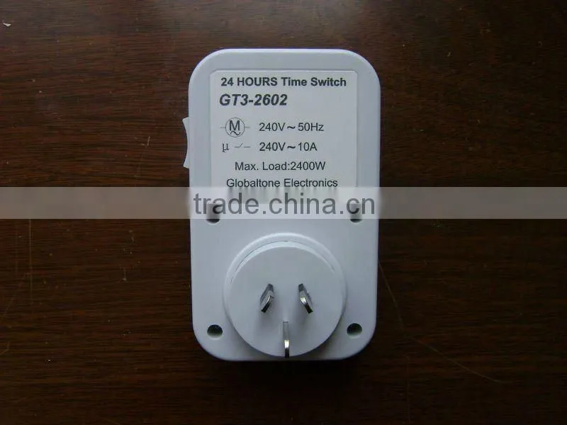 GT3-2602 Australian type 2500W 10A programmable mechanical timer