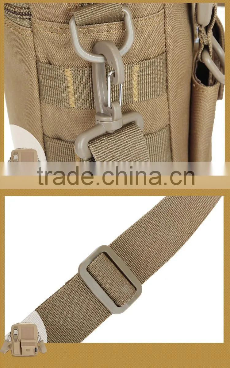 Outdoor multifunctional sport camouflage nylon mini messenger bag