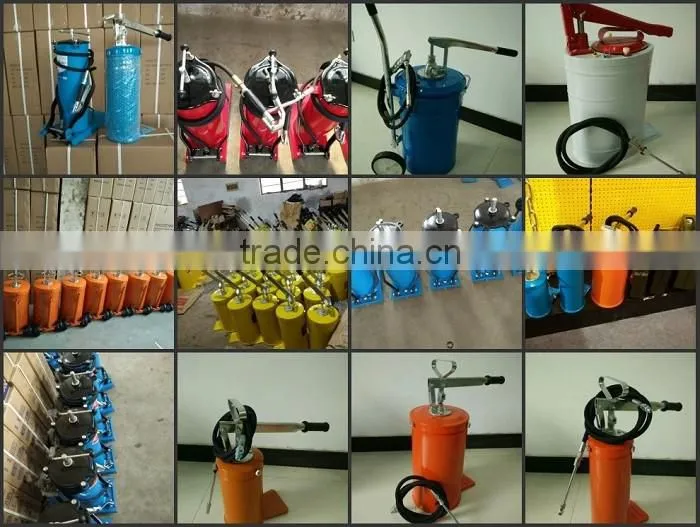 Foot operated grease pump