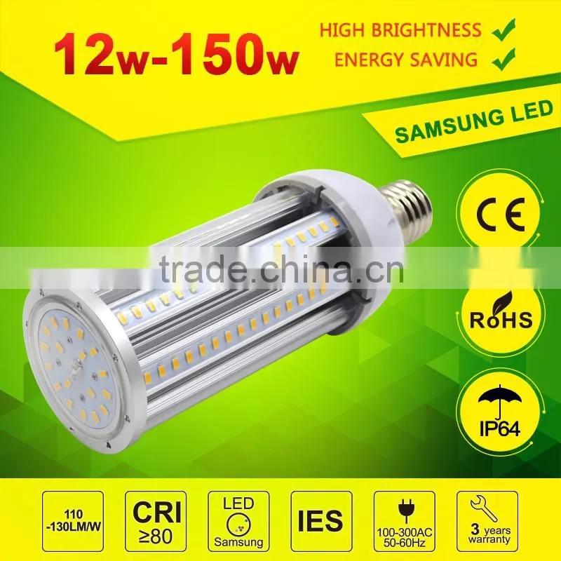 high lumens 120LM/W 3 years warranty 54W LED corn light
