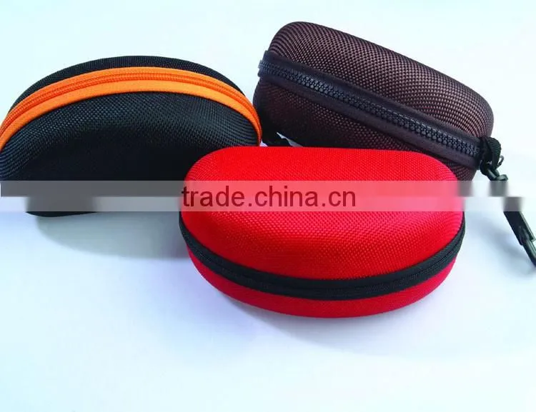 Macarons zipper promotional cheap EVA glasses case