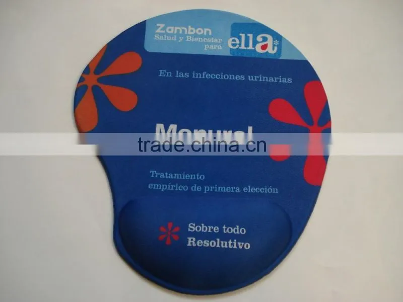 Best Promotional OEM Custom Design Printing Neoprene Mouse Pad Wrist Band Mouse Pad