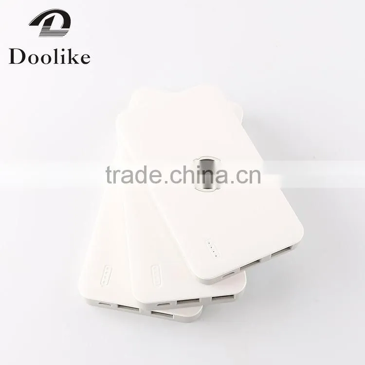 2016 Newest high quality Mobile Power Bank For Phone 4000mA/6000mA/8000mA from Doolike
