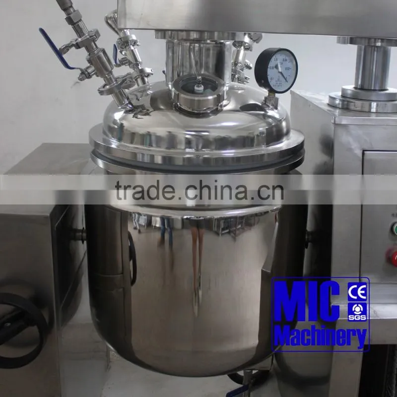 Micmachinery High Quality cosmetic cream mixing machine industrial Emulsifier Blender high pressure homogenizer price