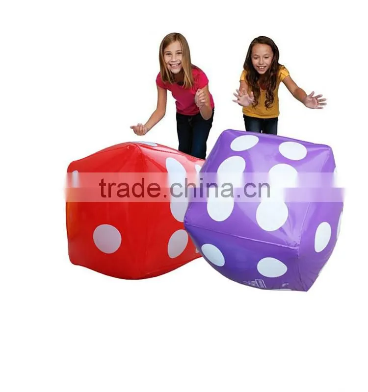 Pvc inflatable dice