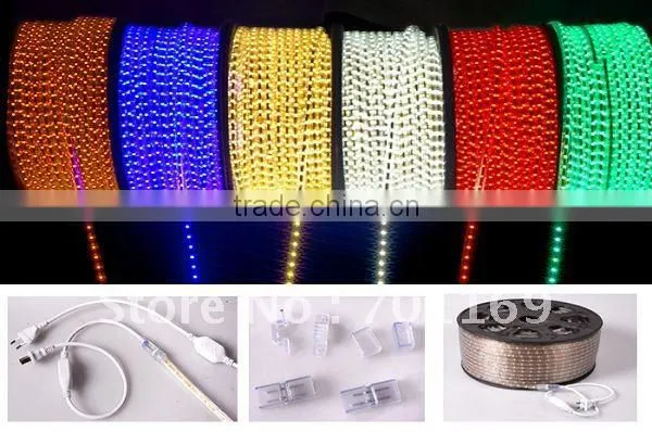 120V/240V 60 Led/m RGB Flexible SMD 5050 LED Strip Light with Flash bulb