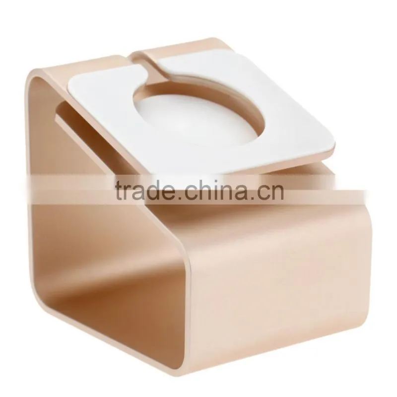 Aluminum Metal Charging Stand for Apple Watch Magnetic Charger & Wireless Charger Iwatch Charging Station Bracket Dock 38mm 42mm