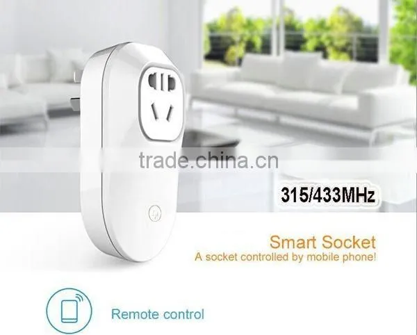 EU/AU/US/UK plug AC100V-250V wireless smart socket