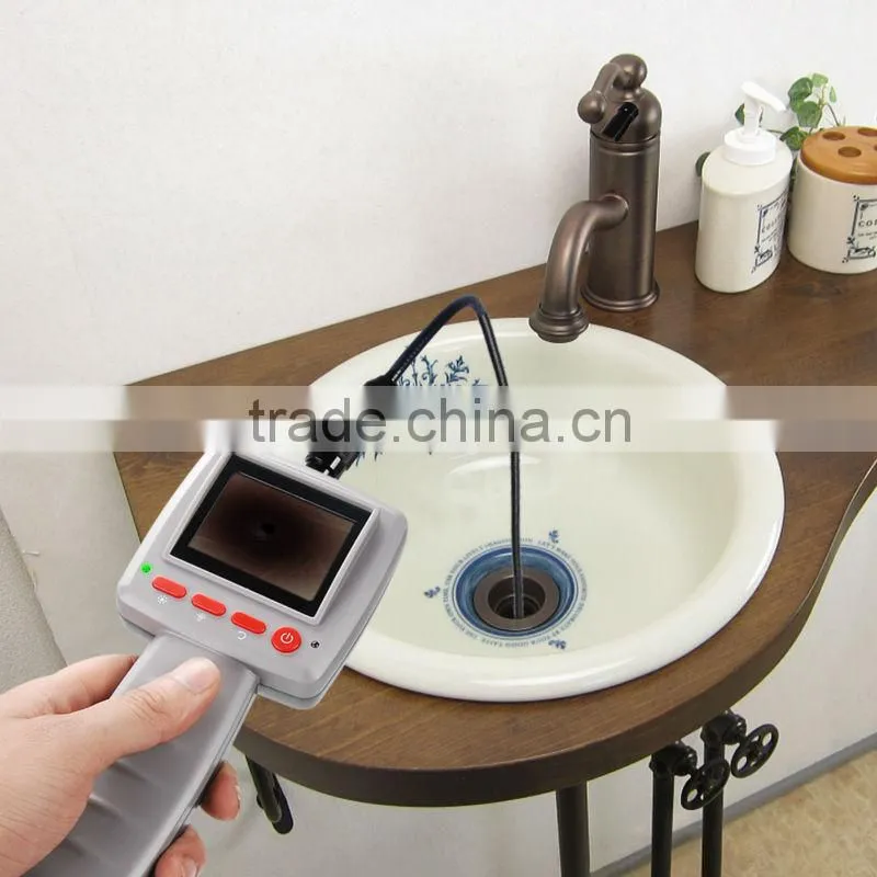 2.4" LCD Video Borescope Endoscope Snake Pipe Cable Inspection Camera