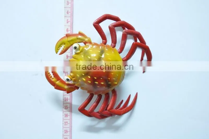 4 inch Plastic Crab City Name Personalized Fridge Magnet