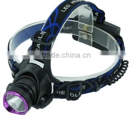 Aluminum T6 LED zoomable Headlamp new design headlight