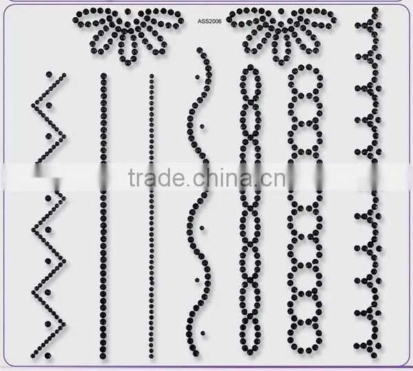 Scrapbooking Rhinestone Strip Sticker Crystal Sticker