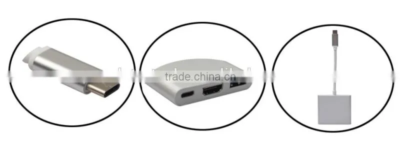 Type C to Type-C to USB 3.0 Adapter