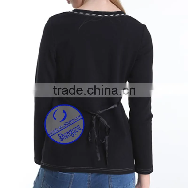 Custom 100% Cotton Embroidered Fleece maternity wear