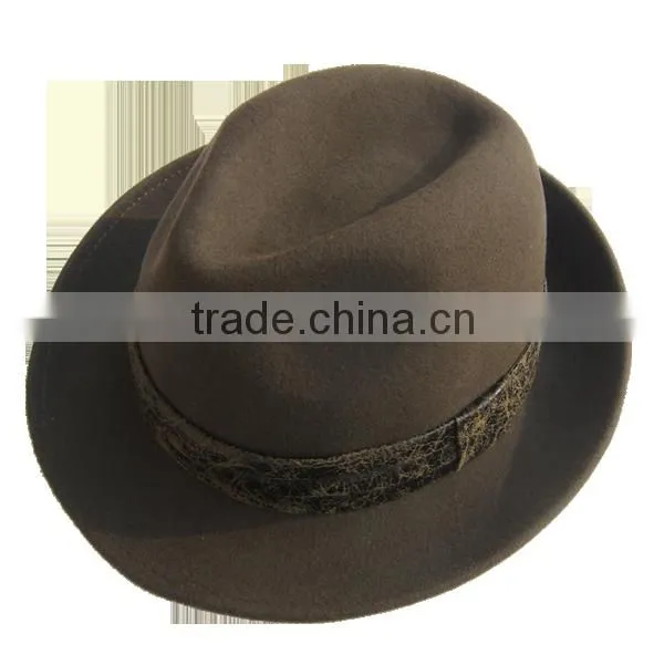 Indiana Jones's Wool Felt Hat Fedora Hat