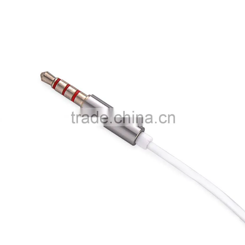 high Grade wire mobile earphone with microphone for mobile with RoHs CE FCC