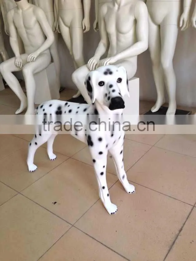 Fashion fiberglass display dog mannequin for sale