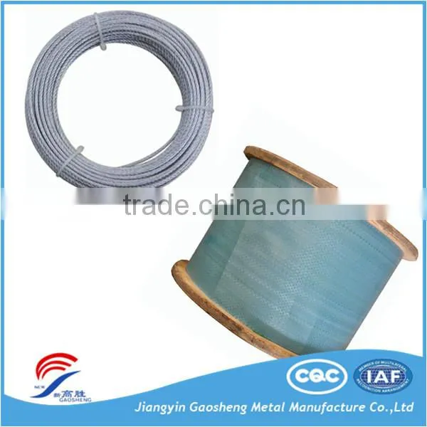 6x19 Braided Galvanised Steel Cable