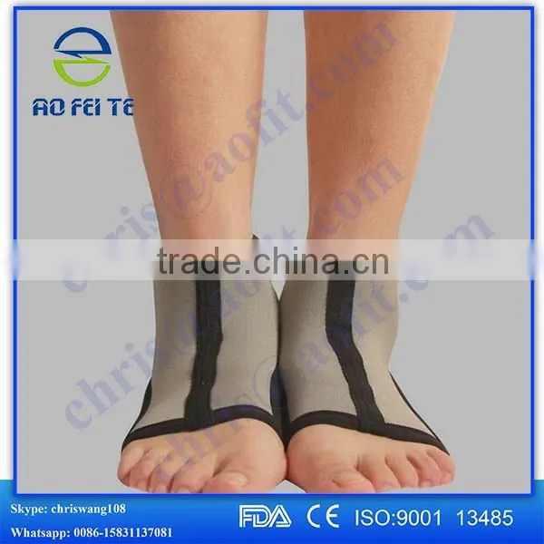 alibaba china hebei aofeite high quality elastic hook loop ankle strap sandals