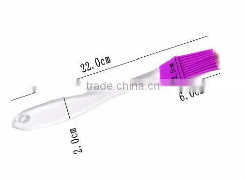 food grade colorful silicone+nylon brush Kitchenware ,utensil,tableware