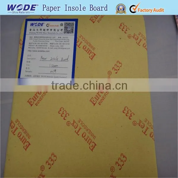 Paper Insole Board and Texon Shoe Insole for Insole Paper Board