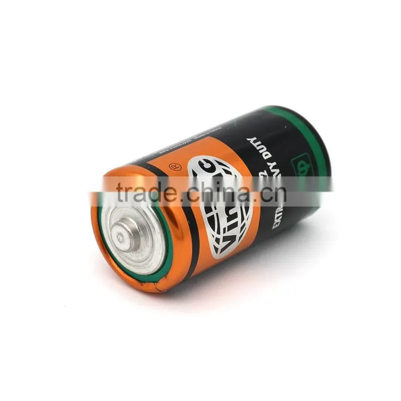R14P sum2 C size 0% Lead Zinc Chloride Dry Battery Water heaters use