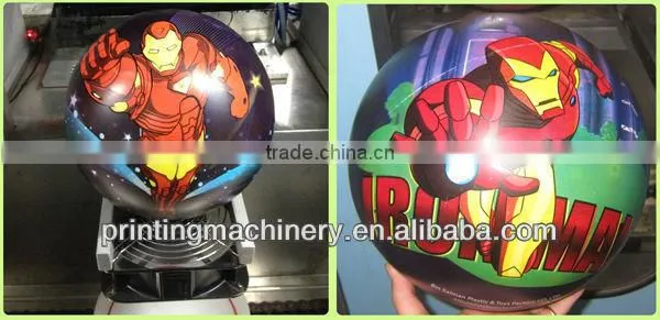 Tampo printing machine for PVC balls