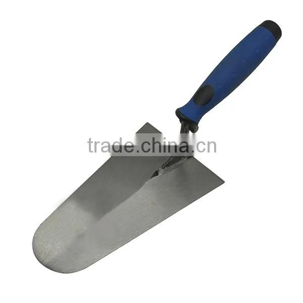 220mm Carbon Steel Blade Bricklaying Trowel with Soft Grip