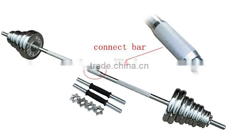 50kg electroplating dumbbell set