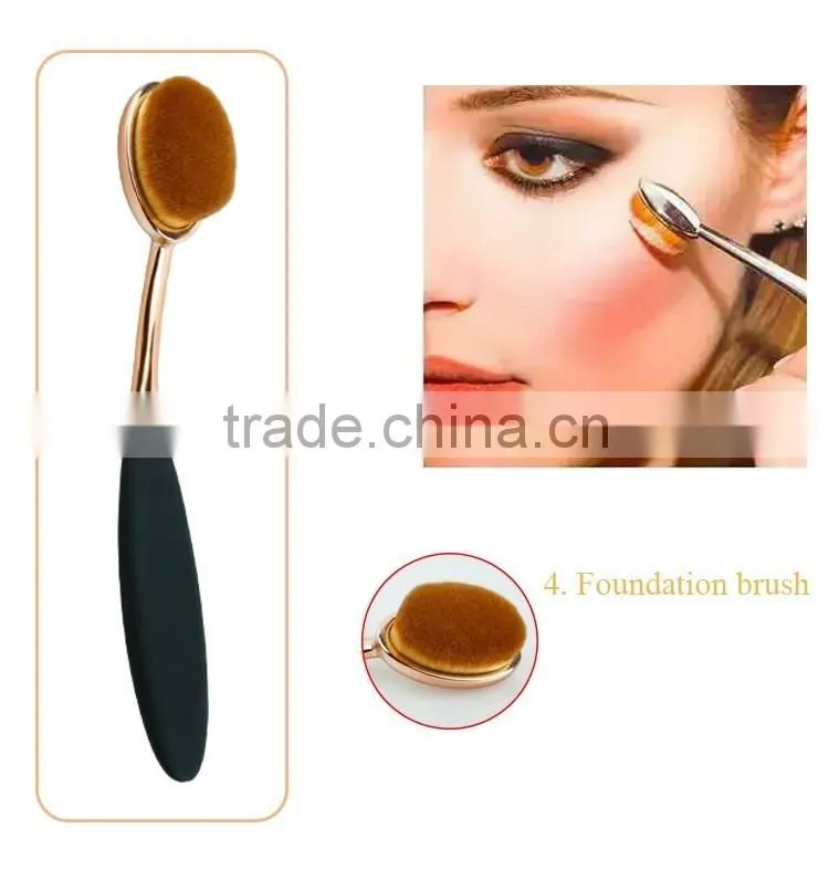 2016 Oval rose gold professional andor makeup brush