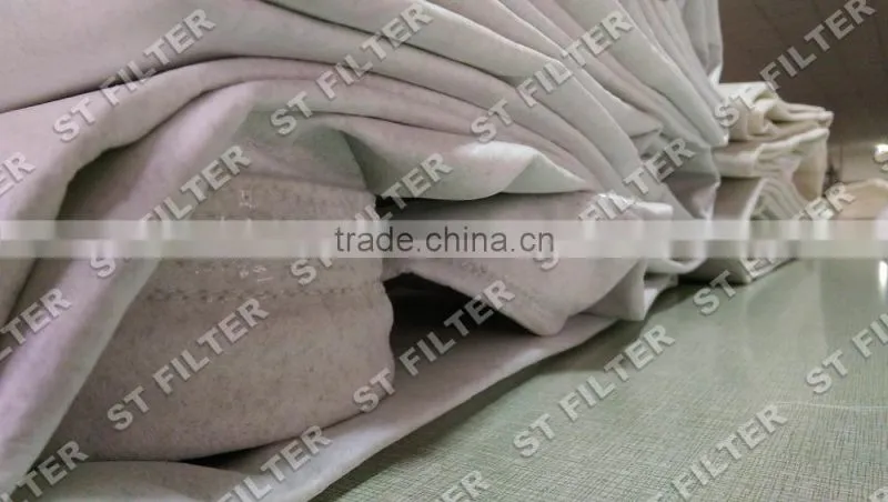 Zero leakage Polyester stainless steel antistatic filter bag