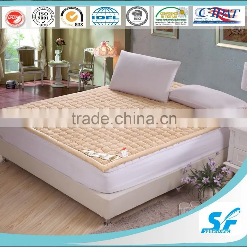 waterproof duck down bed mattress protector with skirt