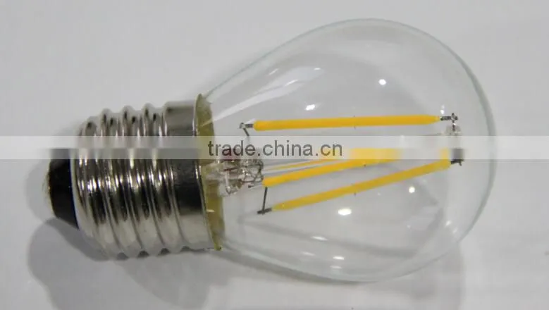 120V E26 S14 Led filament bulb mini globe 2W