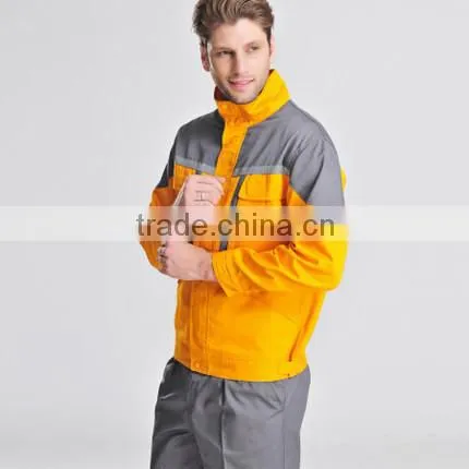 autumn long sleeve wearproof reflective stripe cleaning uniform