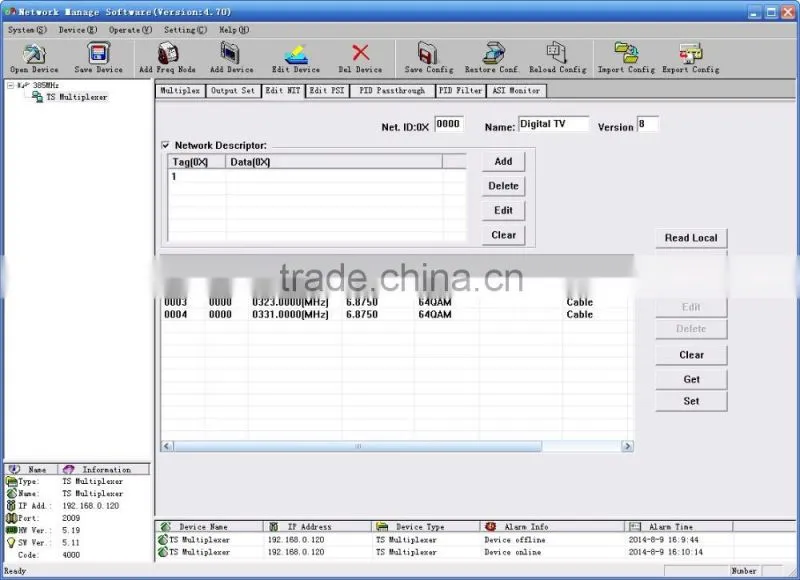SC-2101 Digita Receiver TS IP Multiplexer