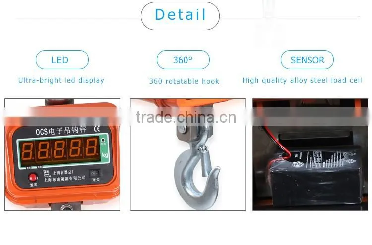 Large Capacity Low Price Crane Scale OCS-3T