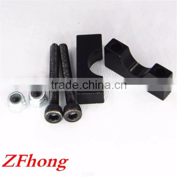 12mm 14mm 16mm 20mm 22mm 25mm red blue silver golden black anodized aluminum carbon tube clamp for fiber pipe
