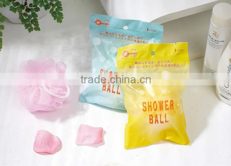 flower shape shower mesh sponge