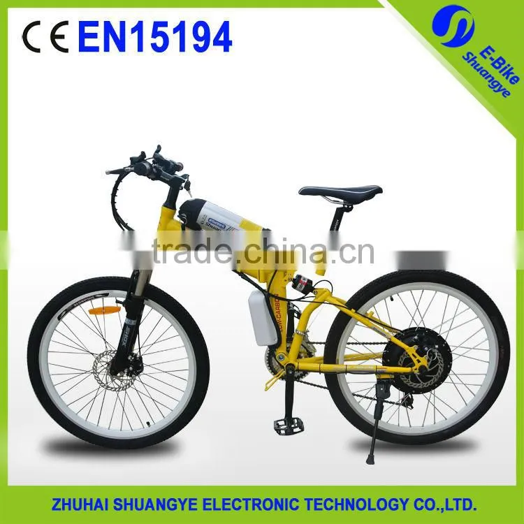 Best sellng dusc break 160 disc break tow wheels stand up electric mountain bike