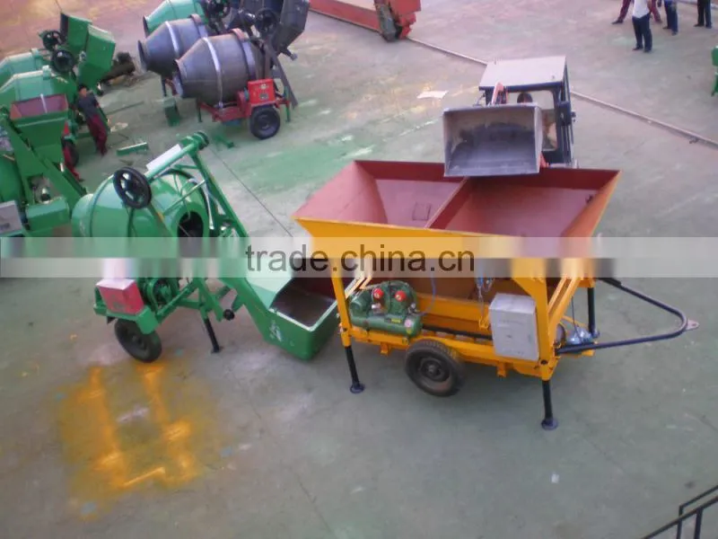 PLD600 concrete batching plant machine productivity capacity 48CBM/H with measure hopper