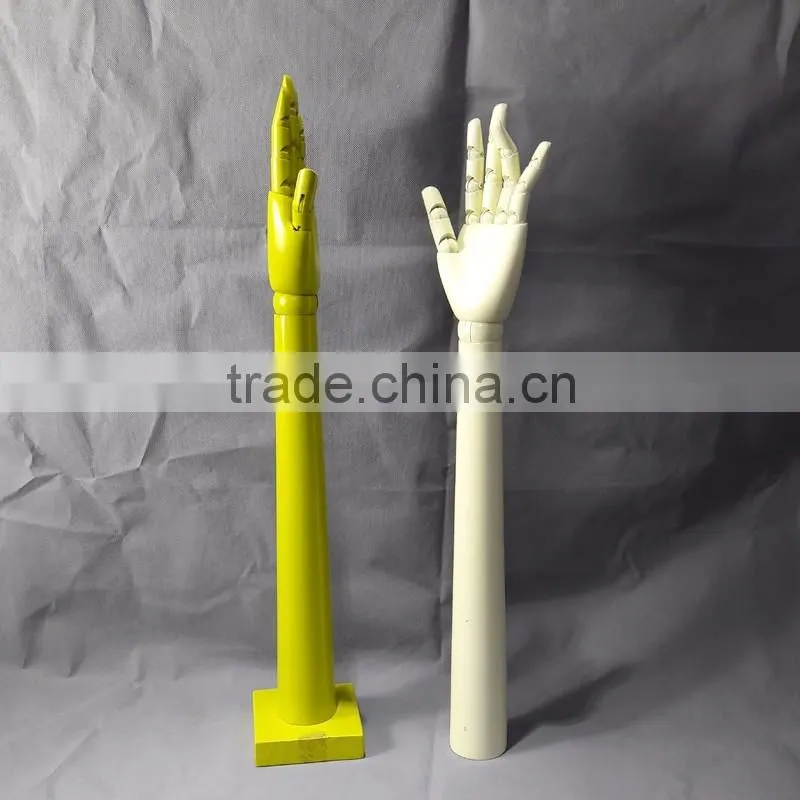 light hand plastic long hand female wooden hand display heavy bottom hand